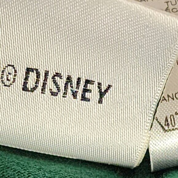 Disney Store Green Vintage Pooh Piglet Embroidered Short Sleeve Cotton Tee Sz S - Picture 13 of 16